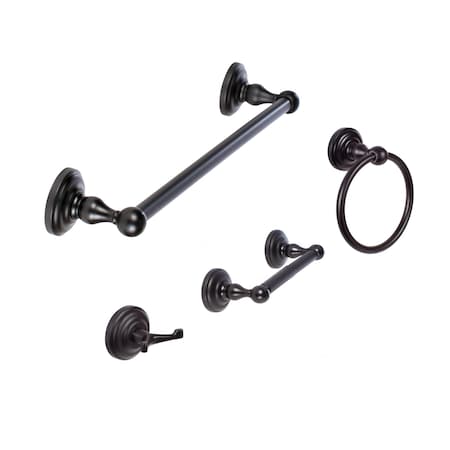 Sure-Loc Hardware Sure-Loc Hardware Boulder Series Bath Set, Two Post, Flat Black BL-SET-PH2 FBL